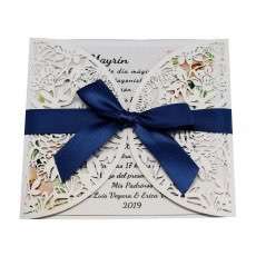 Square Marriage Card Wedding Supplies Rose Invitation Celebration Invitation Laser Cut
